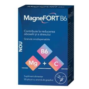 MagneFORT B6, 20 plicuri, Biofarm