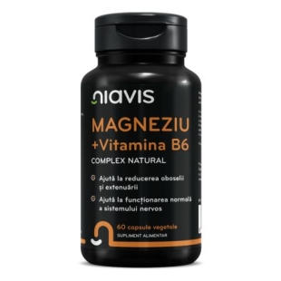 Magneziu + Vitamina B6, 60 capsule, Niavis