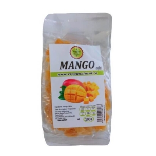 Mango confiat, 100 g, Natural Seeds