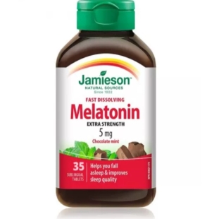 Melatonina 5mg, 35 tablete sublinguale, Jamieson