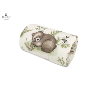 MimiNu - Perna pentru alaptat tip manson, Din bumbac, 25 cm, Calm Forest Natural