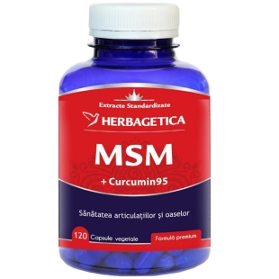 MSM + Cucumin95, 120 capsule, Herbagetica