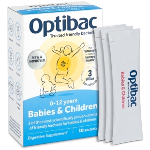 Optibac - Probiotice copii si sugari 10plicuri