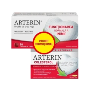 Pachet Arterin Colesterol, 90 comprimate + Arterin, 90 comprimate, Perrigo