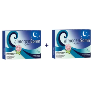 Pachet Calmogen Plant Somn, 30+30 capsule, Omega Pharma