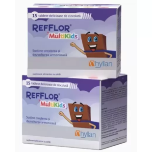 Pachet Refflor Multikids, 15 tablete, 1+1, Hyllan