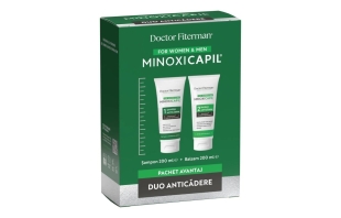 Pachet Sampon, 200 ml + Balsam, 200 ml Minoxicapil, Doctor Fiterman