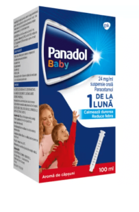 Panadol Baby suspensie orala, 120 mg/5 ml x 100 ml, GSK