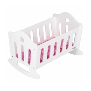 Patut pentru papusi, Free2Play, Cu pernuta confortabila, 46x33x33 cm, 36 luni+, White
