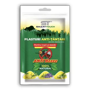 Plasturi anti-tantari pentru copii si adulti, 6 bucati, Smart Touch