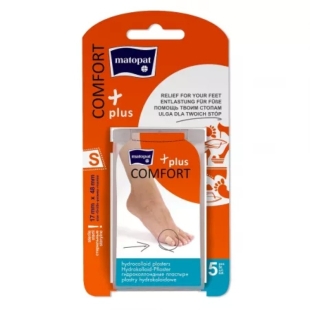 Plasturi hidrocoloidali sterili Comfort Plus Small, 17x48 mm, 5 bucati, Matopat