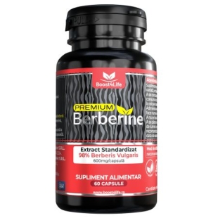 Berberina Premium 600 mg, 60 capsule, Boost4Life