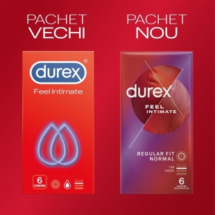 Prezervative Feel Intimate, 6 bucati, Durex