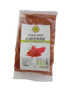 Pudra ardei cayenne, 100 g, Natural Seeds