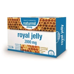 Royal Jelly Strong 2000 mg, 15 ml, 20 fiole, Naturmil