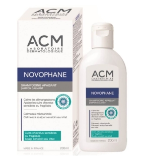 Sampon calmant pentru scalp sensibil sau iritat Novophane, 200 ml, Acm
