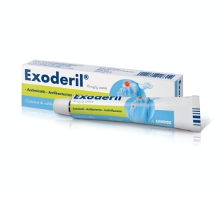 Exoderil crema, 10 mg/g, 15 g, Sandoz