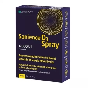 Sanience D3 Spray 4000 UI, 50 ml, Sanience