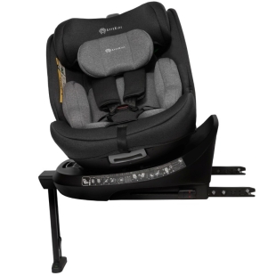 Scaun auto I-Size Rear-Facing 360 Pro Comfort, 40-150 cm, Gey, Appekids