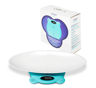 Vitammy - Babycinno cantar electronic 4 in 1 pentru nou-nascut si adulti maxim 120kg turcoaz