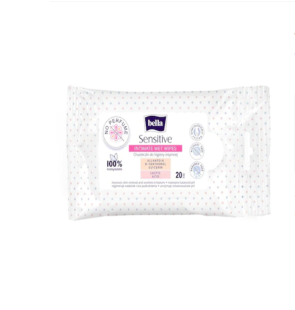 Bella - Sensitive servetele umede intime 20buc