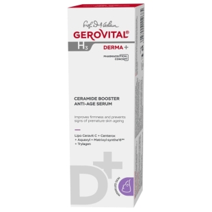 Ser antiage Ceramide Booster H3 Derma+, 15 ml, Gerovital