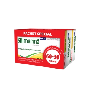 Silimarina Forte, 60 + 30 comprimate, Walmark