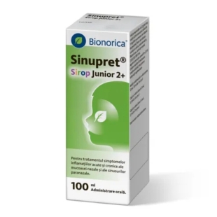 Sinupret Junior 2+ sirop, 100 ml, Bionorica