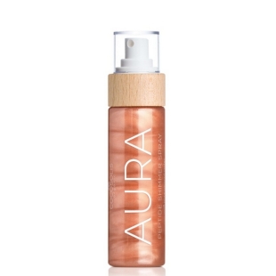 Spray cu peptide pentru fata, corp si par Aura Peptide Shimmer, 100 ml, Cocosolis