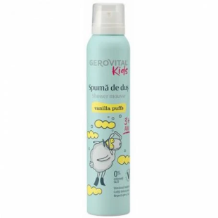 Spuma de dus Vanilla Puffs Kids, 200 ml, Gerovital