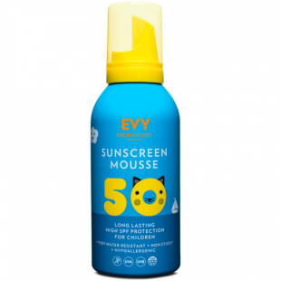 Evy - Sunscreen mousse fata si corp copii SPF 50 150ml