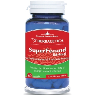 Superfecund barbati, 60 capsule, Herbagetica