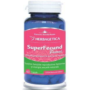 Superfecund femei, 60 capsule, Herbagetica