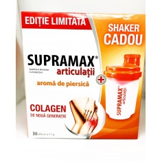 Zdrovit - Supramax Articulatii cu aroma de piersica 30plicuri + Shaker