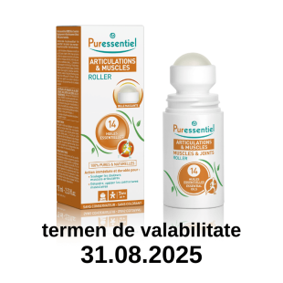 Puressentiel - Muscle & Joints roller cu 14 uleiuri esentiale 75ml