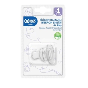 Tetina din silicon ortodontica nr. 1, 1 bucata, Wee Baby