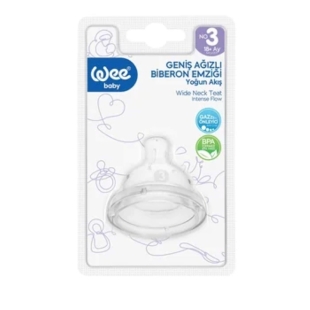 Tetina din silicon ortodontica nr. 3, 1 bucata, Wee Baby