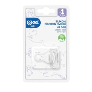 Tetina din silicon rotunda nr. 1, 1 bucata, Wee Baby