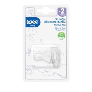 Tetina din silicon rotunda nr. 2, 1 bucata, Wee Baby