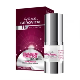 Tratament corector pentru riduri H3 Evolution, 15 ml, Gerovital