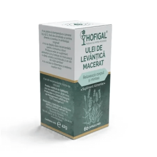 Ulei de levantica macerat, 60 capsule, Hofigal