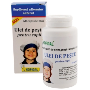 Hofigal Ulei De Peste Pt Copii 60 Caps