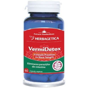 Vermidetox, 60 capsule, Herbagetica