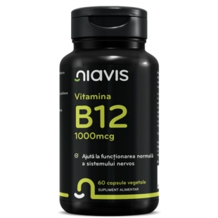 Vitamina B12 1000 mcg, 60 capsule, Niavis