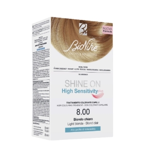 Vopsea pentru par Nr. 8.00 Biondo Scuro Shine On High Sensitivity, BioNike