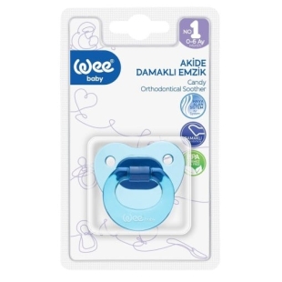 Suzeta din silicon ortodontica nr. 1, 1 bucata, Wee Baby