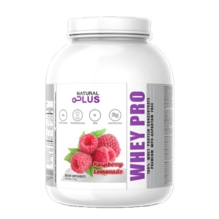 Whey Pro Premium pudra instant cu aroma de zmeura, 1200 g, Natural Plus
