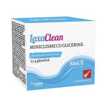 Laxaclean Miniclisme Cu Glicerina Pentru Adulti 6bucati Laxaclean Miniclisme Cu Glicerina Pentru Adulti 6bucati