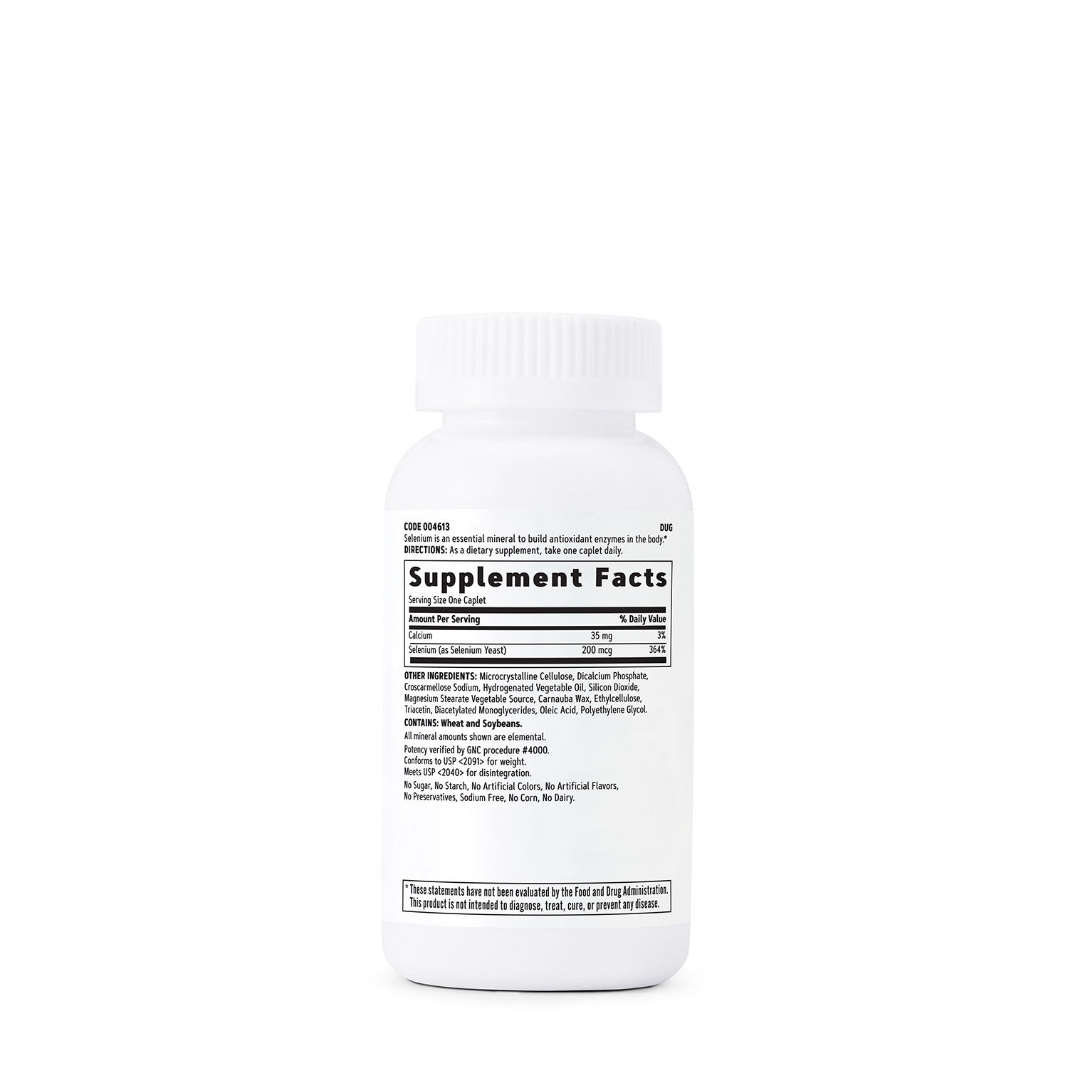 Seleniu 200 mcg, 200 tablete, GNC Seleniu 200 mcg, 200 tablete, GNC
