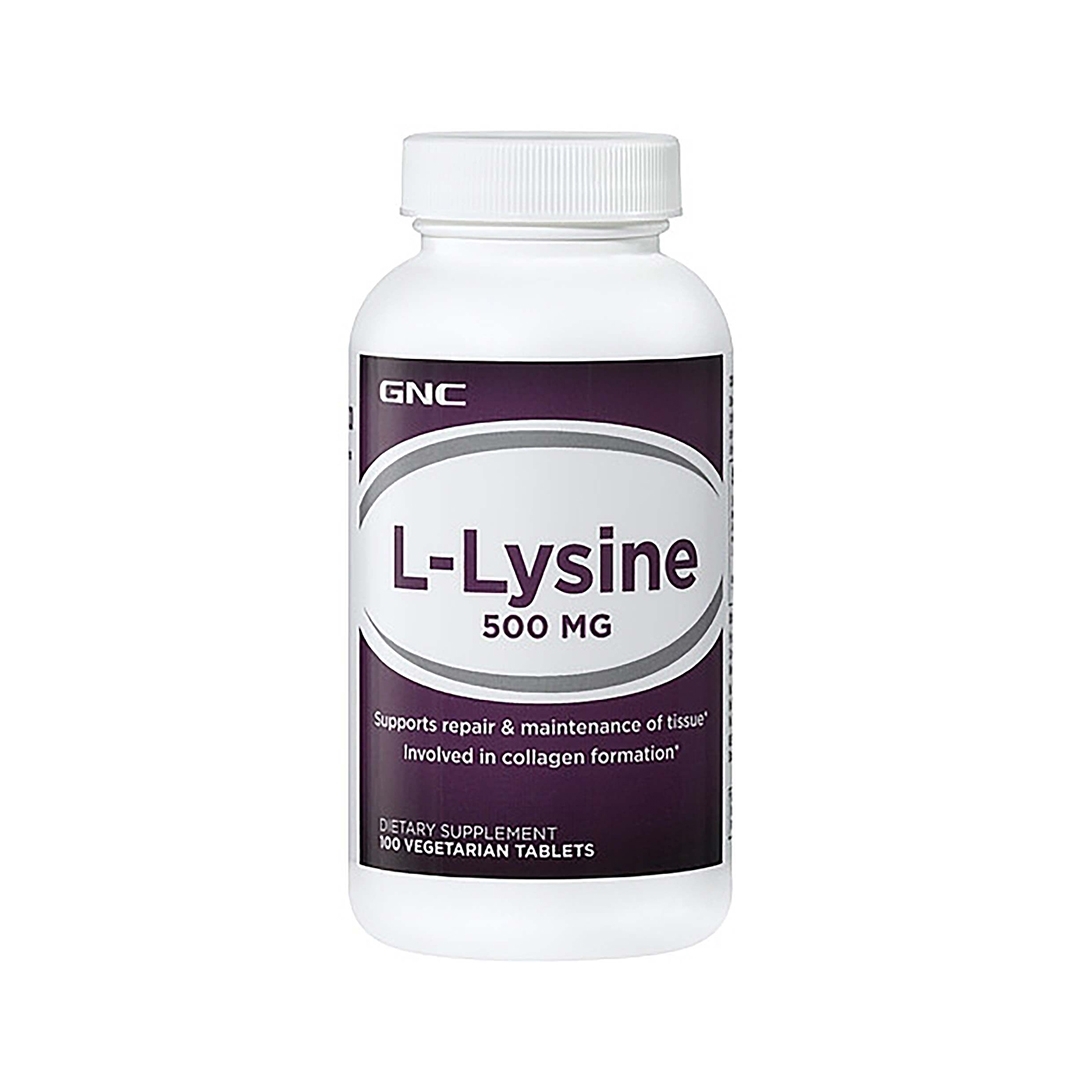 L-lizina 500 mg, 100 tablete, GNC L-lizina 500 mg, 100 tablete, GNC